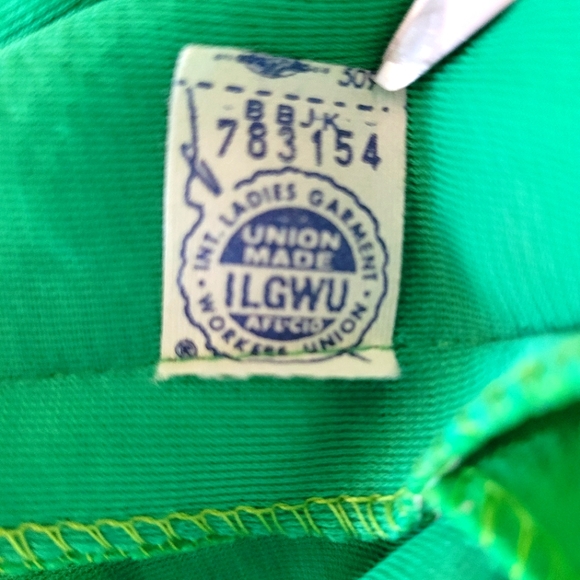 Vintage Crochet Granny Square Patchwork Unique Shift Dress with Pleats by Craig - Picture 6 of 7